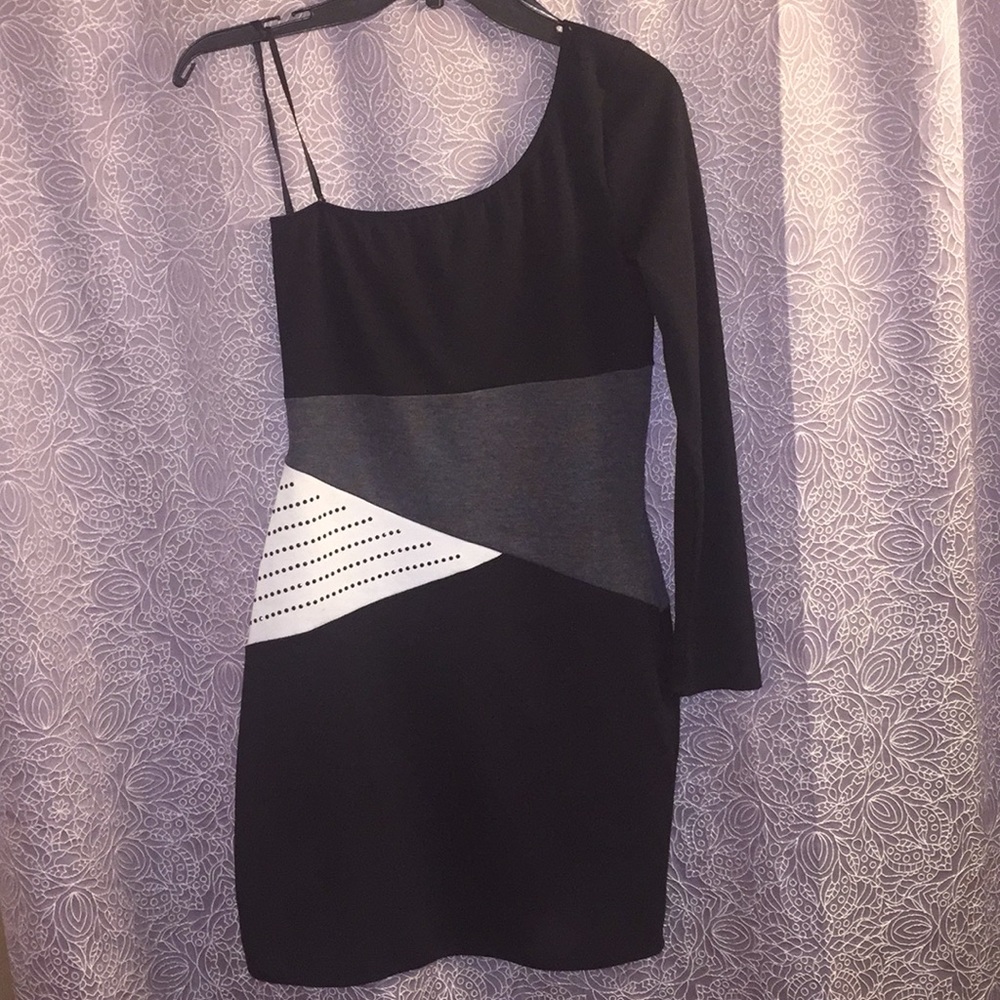 One long sleeved dress